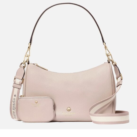 kate spade Handbags - New Kate Spade Emma Medium Shoulder Bag Pebble Leather Cozy Grey